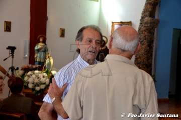 Misa y procesión religiosa en Cazadores  (Foto Francisco Javier Santana)